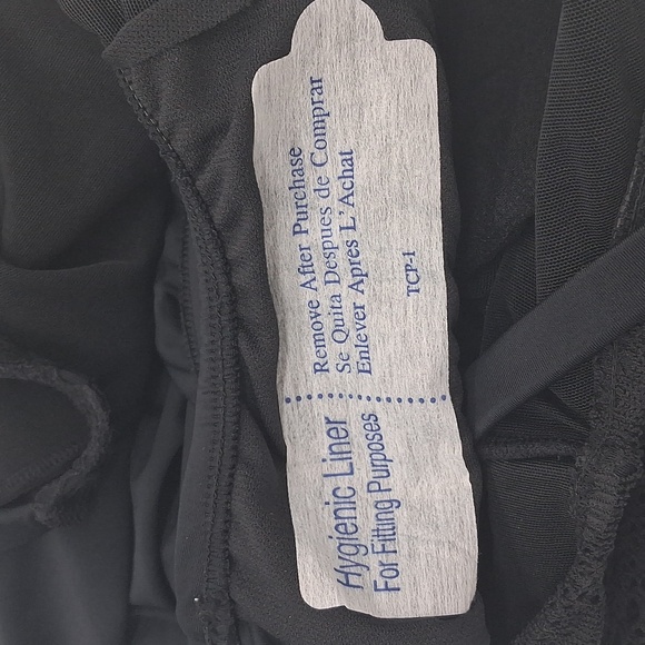 Swim Solutions Tummy-Control Flyaway Swimdress Black 12 - Picture 7 of 10